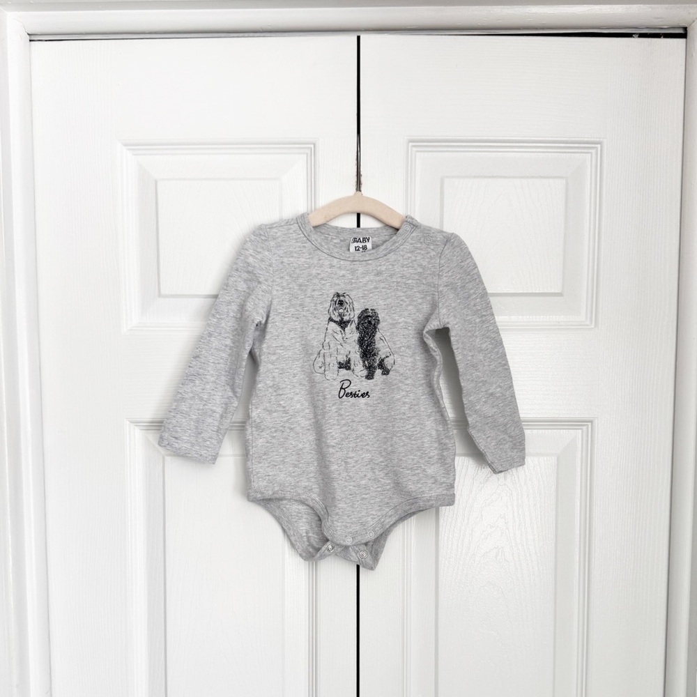 Baby Besties dog onesie